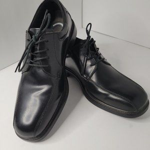 Nunn Bush Mens Black Slip Resistant Derby Shoes - Size 10M